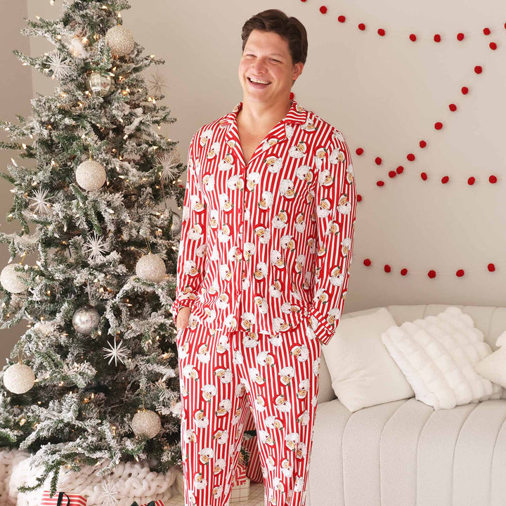 Santa Claus Lane Adult Two Piece Pajama Set