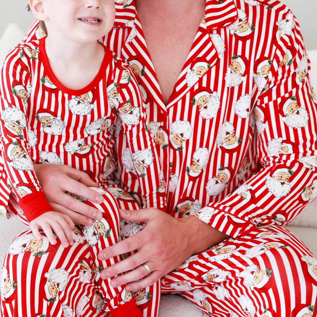 Santa Claus Lane Adult Two Piece Pajama Set