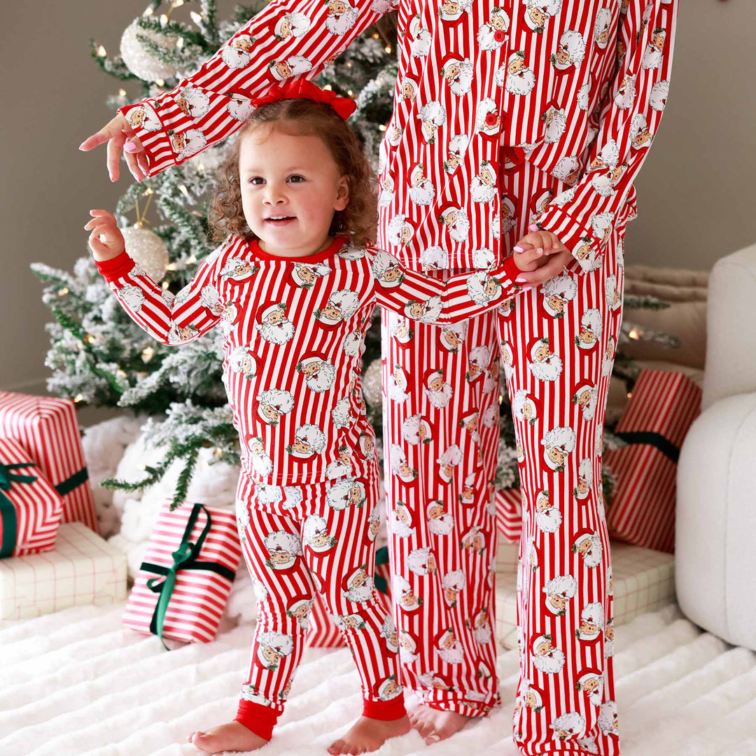 Santa Claus Lane Adult Two Piece Pajama Set
