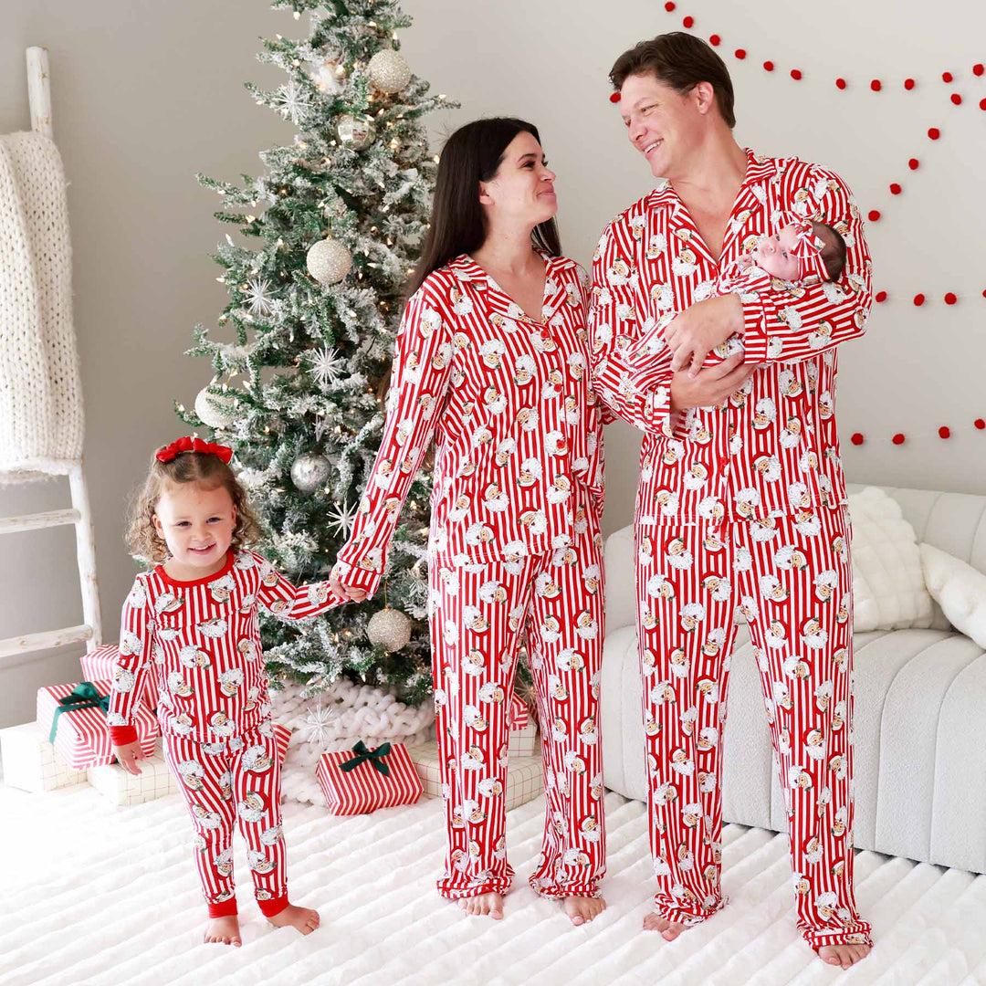 Santa Claus Lane Adult Two Piece Pajama Set