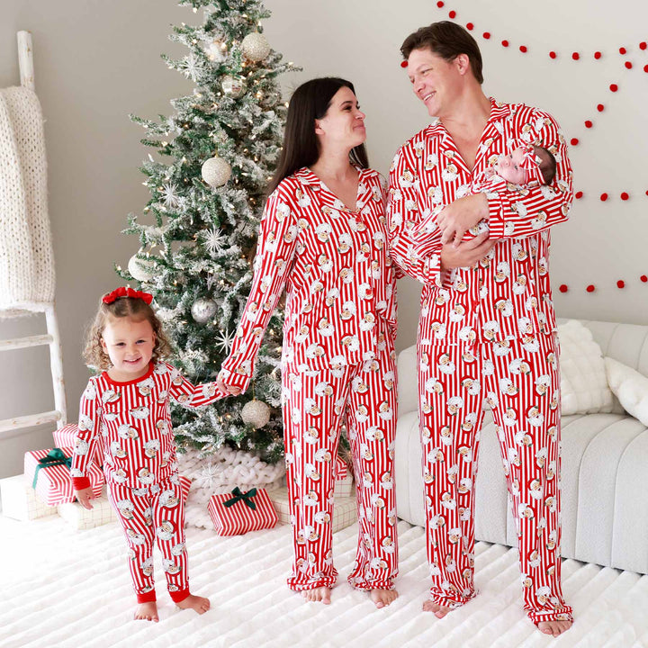 Santa Claus Lane Adult Two Piece Pajama Set