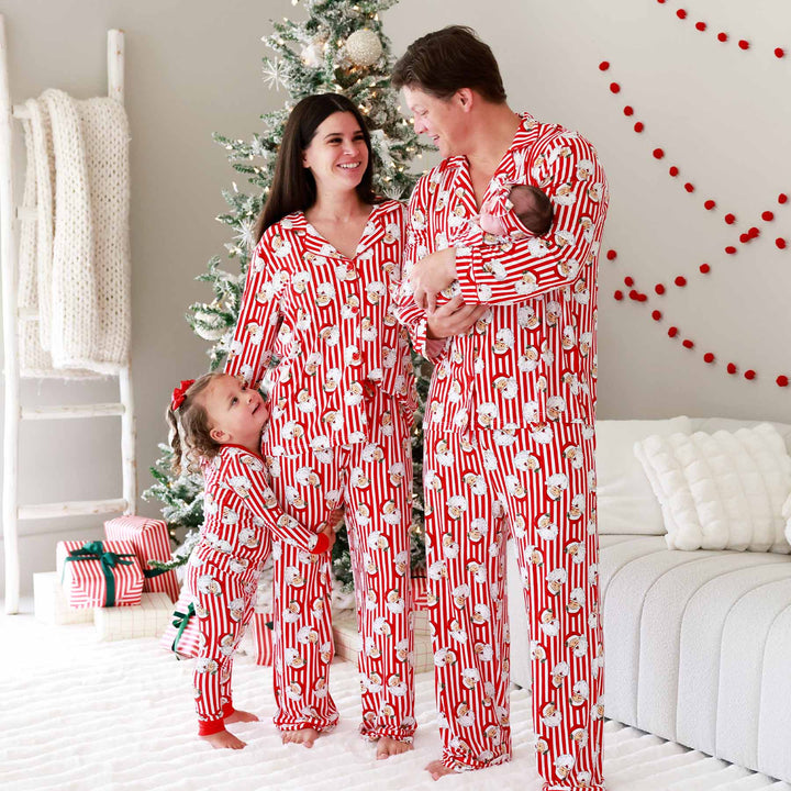 Santa Claus Lane Adult Two Piece Pajama Set
