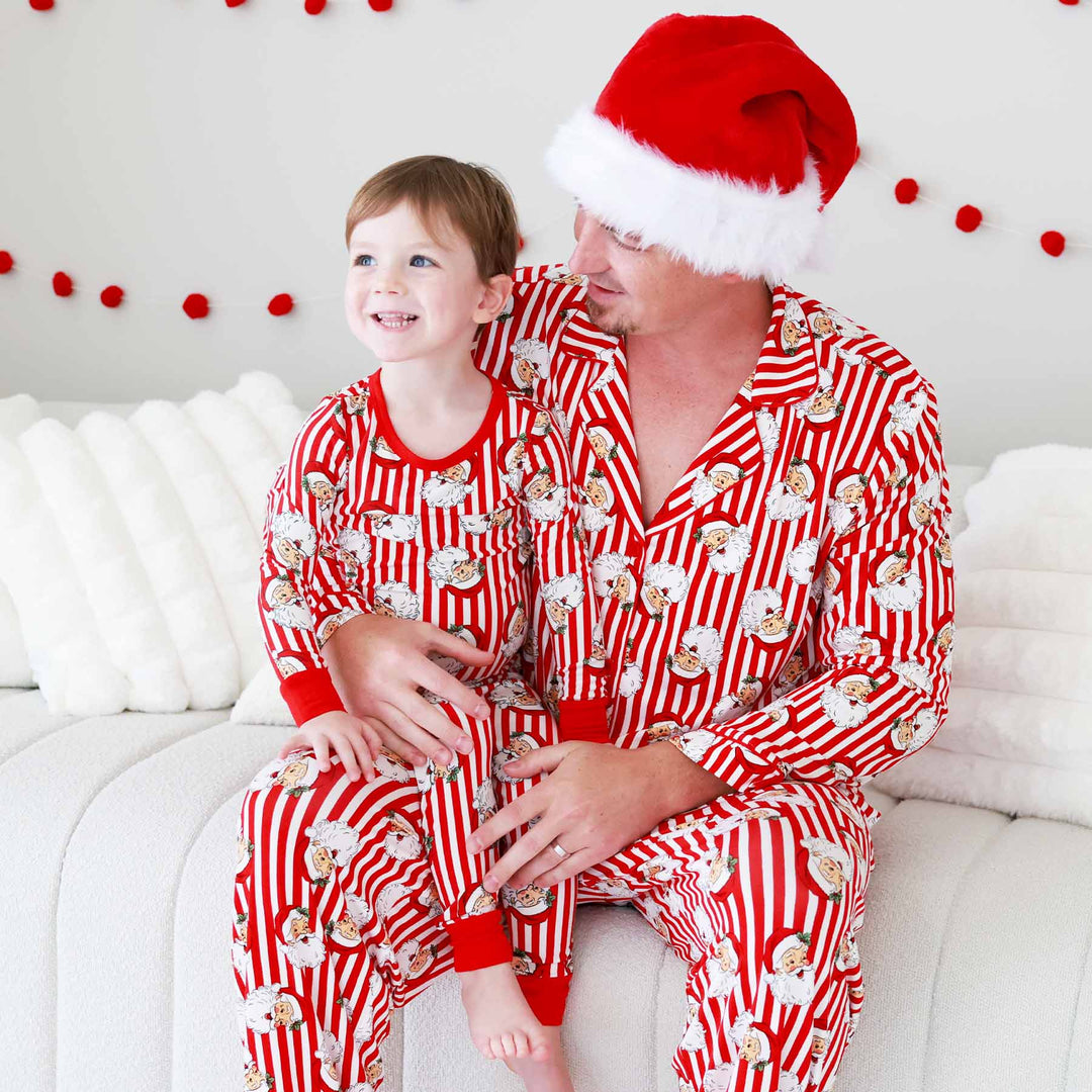 Santa Claus Lane Adult Two Piece Pajama Set