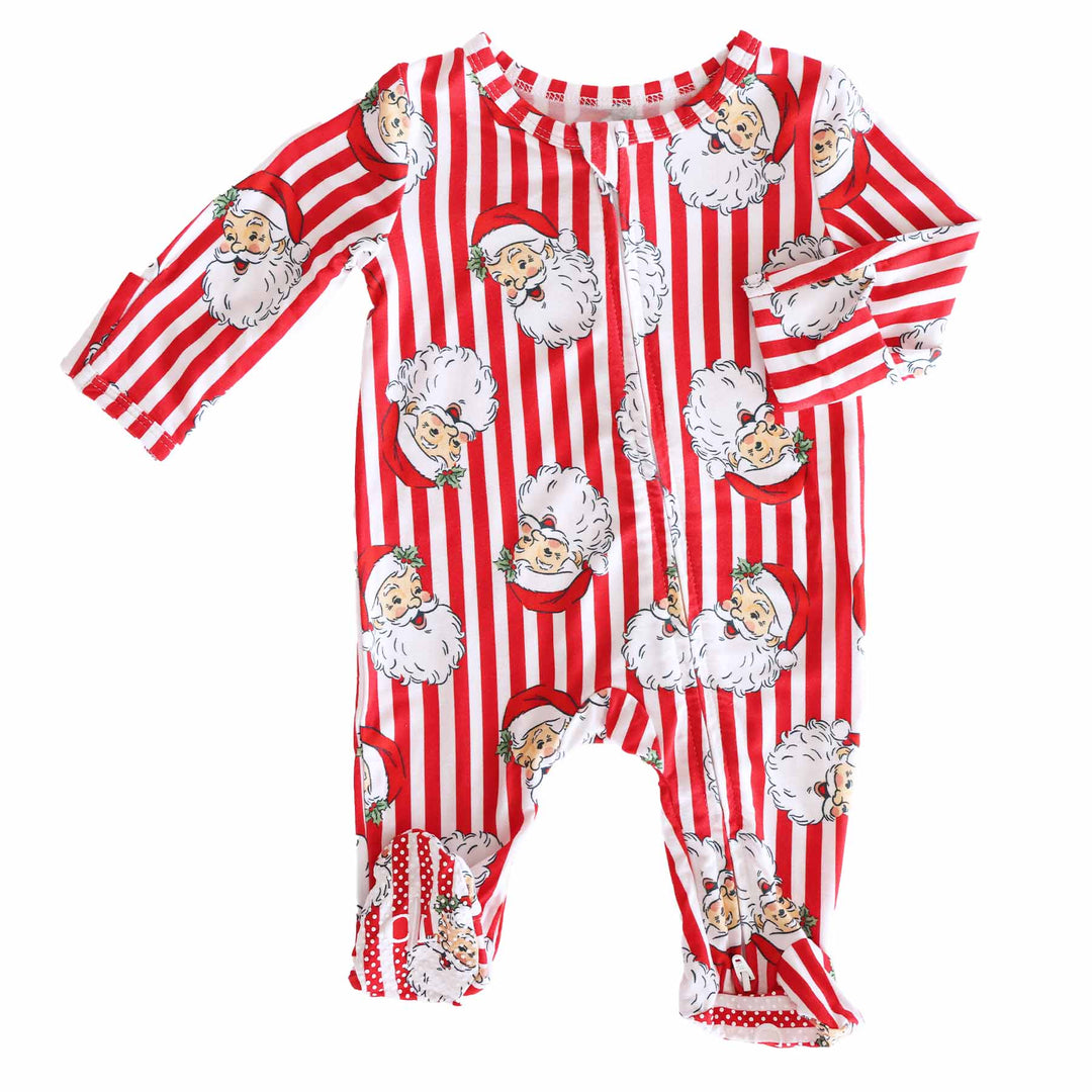 santa footie pj for baby