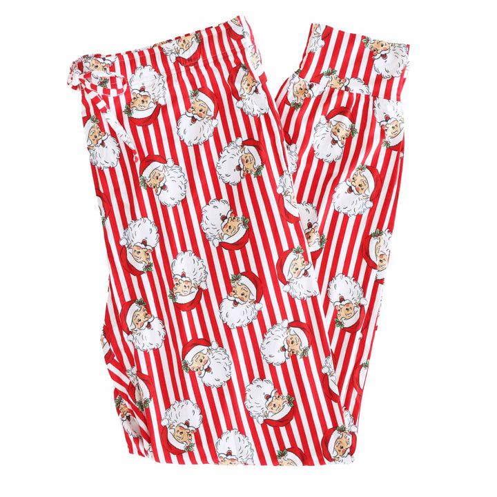 santal claus lane jogger pajama pants for kids 