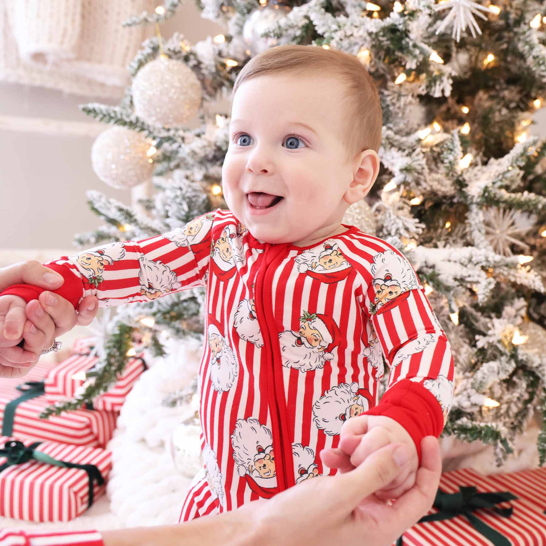 Santa Claus Lane Convertible Zip Romper