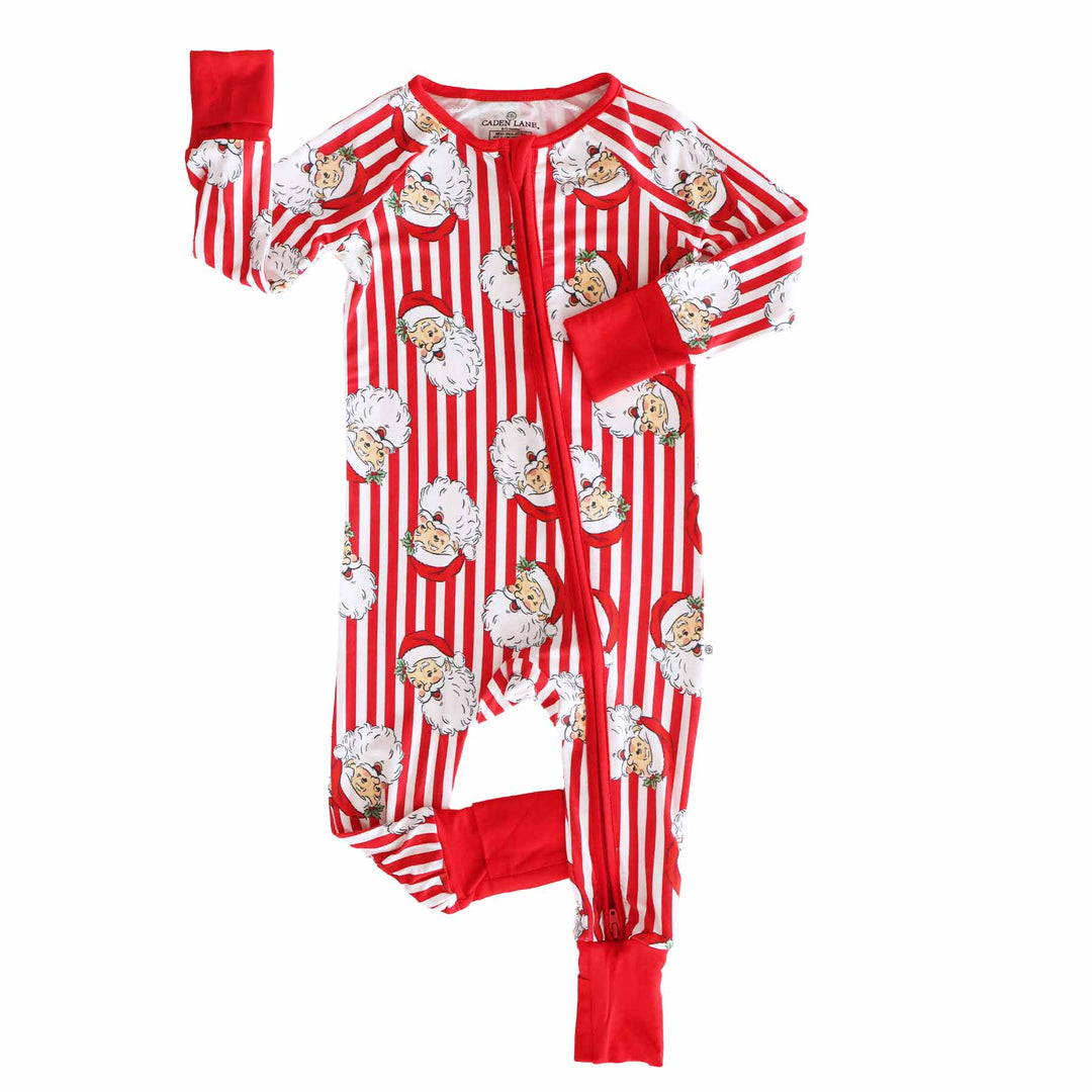Santa Claus Lane Convertible Zip Romper