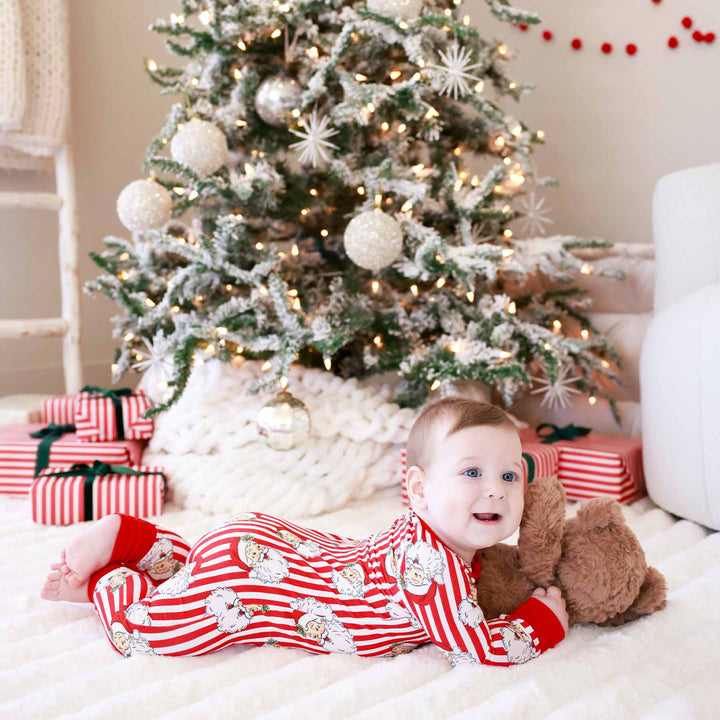 Santa Claus Lane Convertible Zip Romper