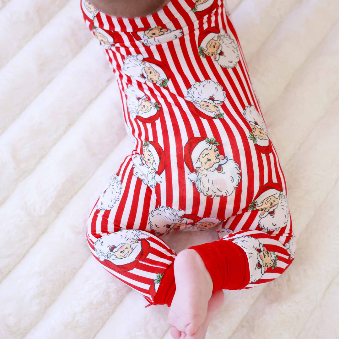 Santa Claus Lane Convertible Zip Romper