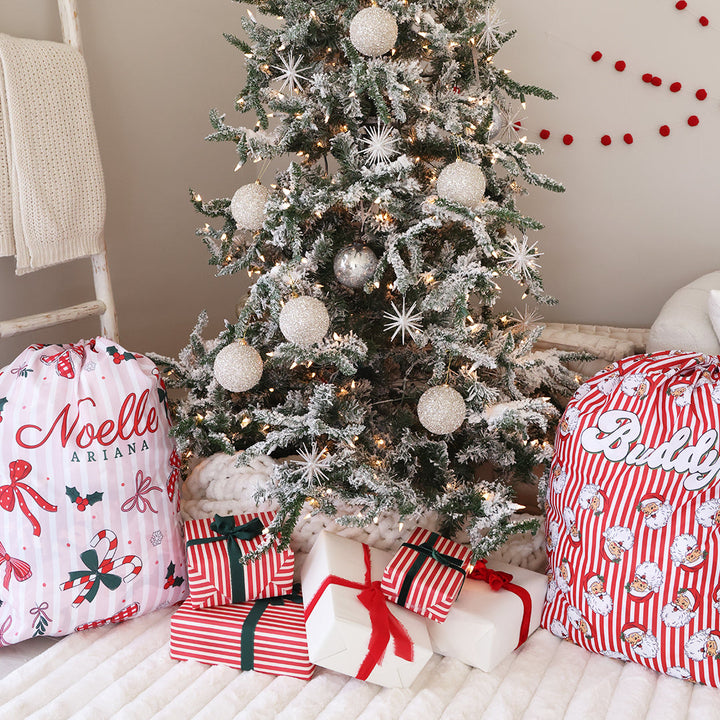 personalized christmas santa sacks for kids 