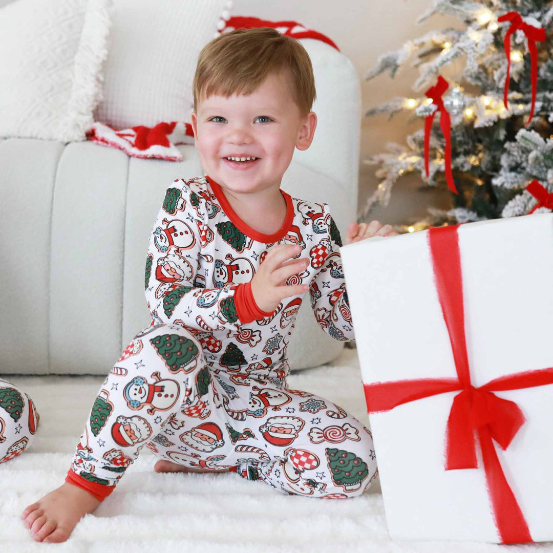 gender neutral christmas pajama for kids 