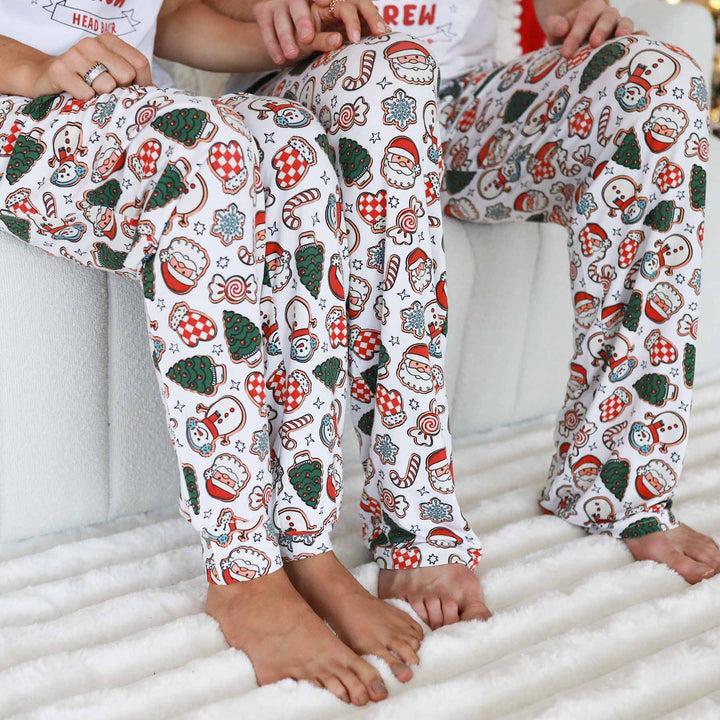 christmas cookies adult pajama pants lounge and joggers