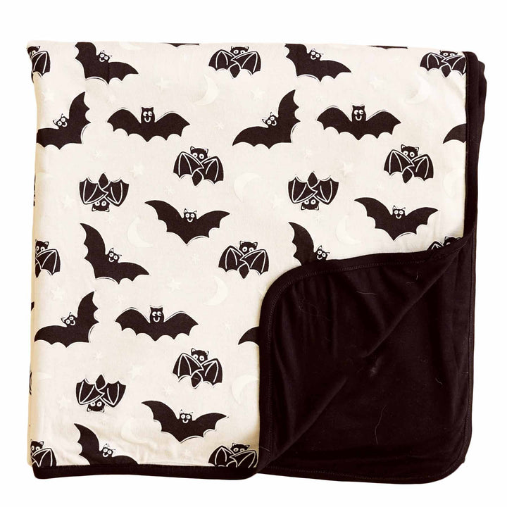 scaredy bats double sided bamboo blanket 