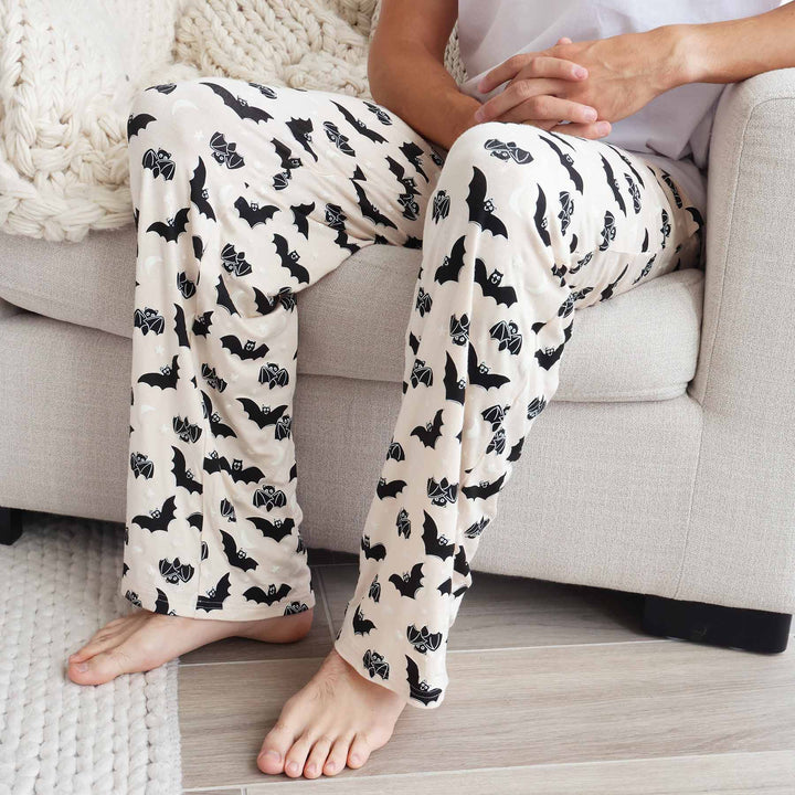 lounge pajama pants tan and black 