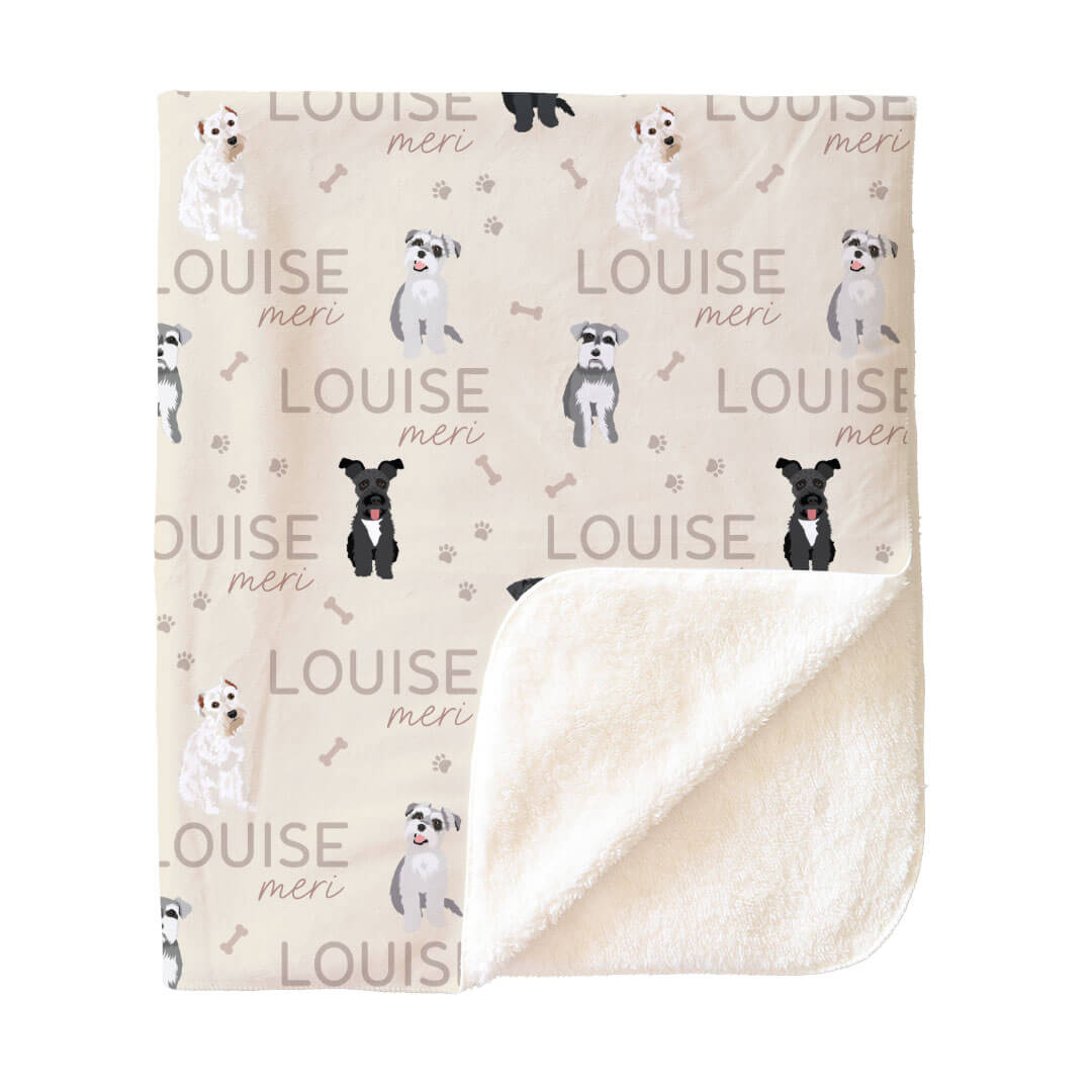 Personalized Kids Blankets | Dog Breeds