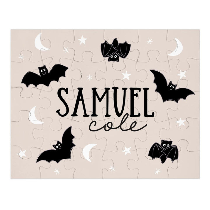 scaredy bats personalized puzzle for kids 