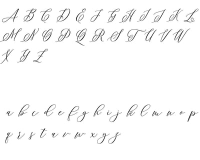 script font 