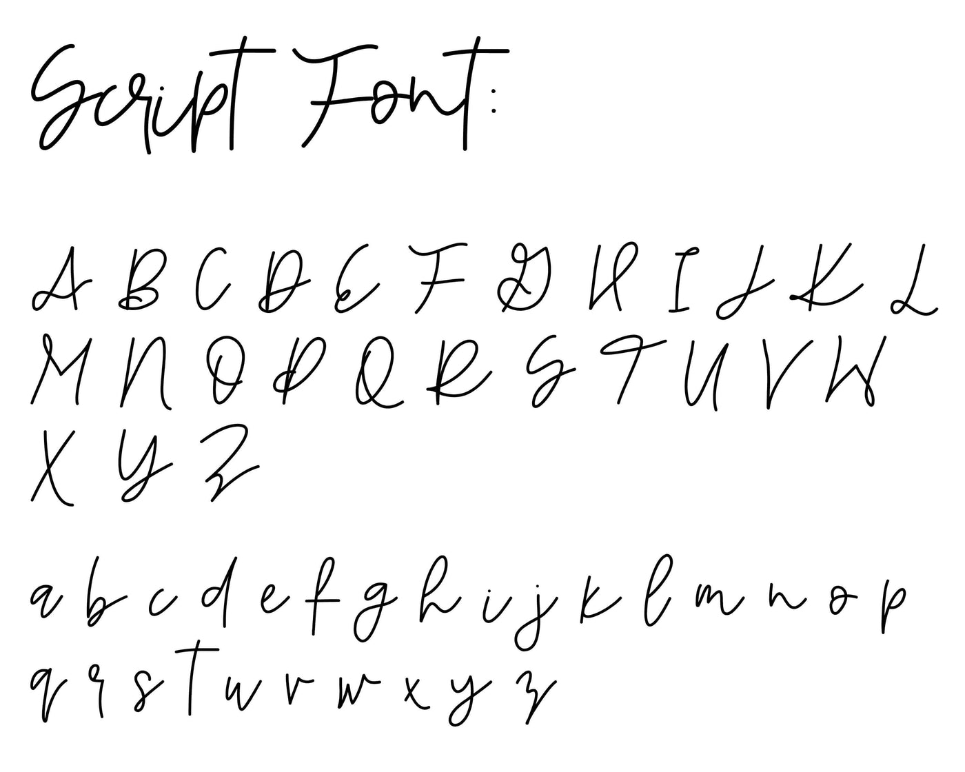 script blanket font 