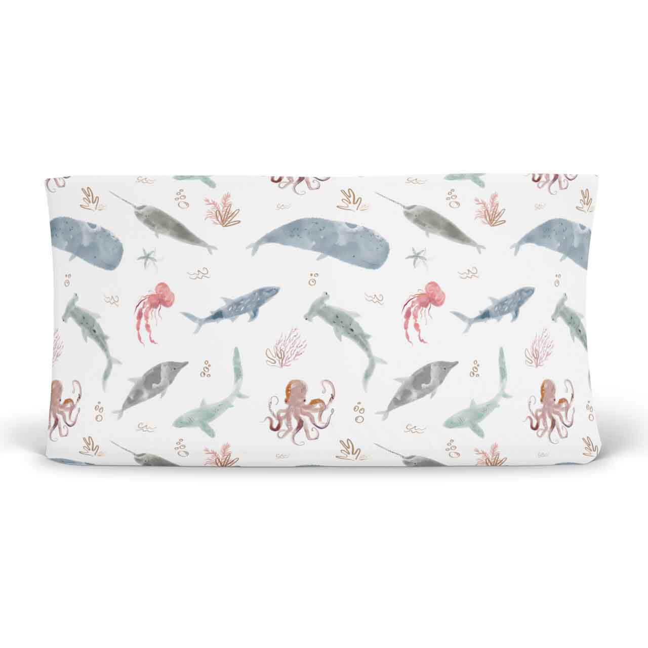 sea life changing pad cover 