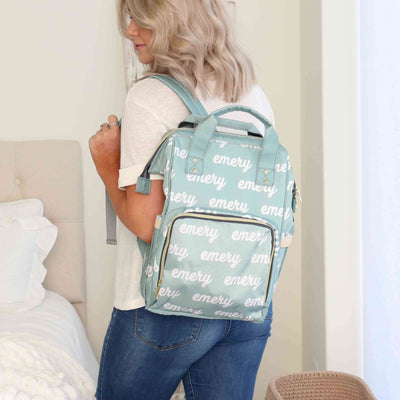 sea personalized diaper bag backpack