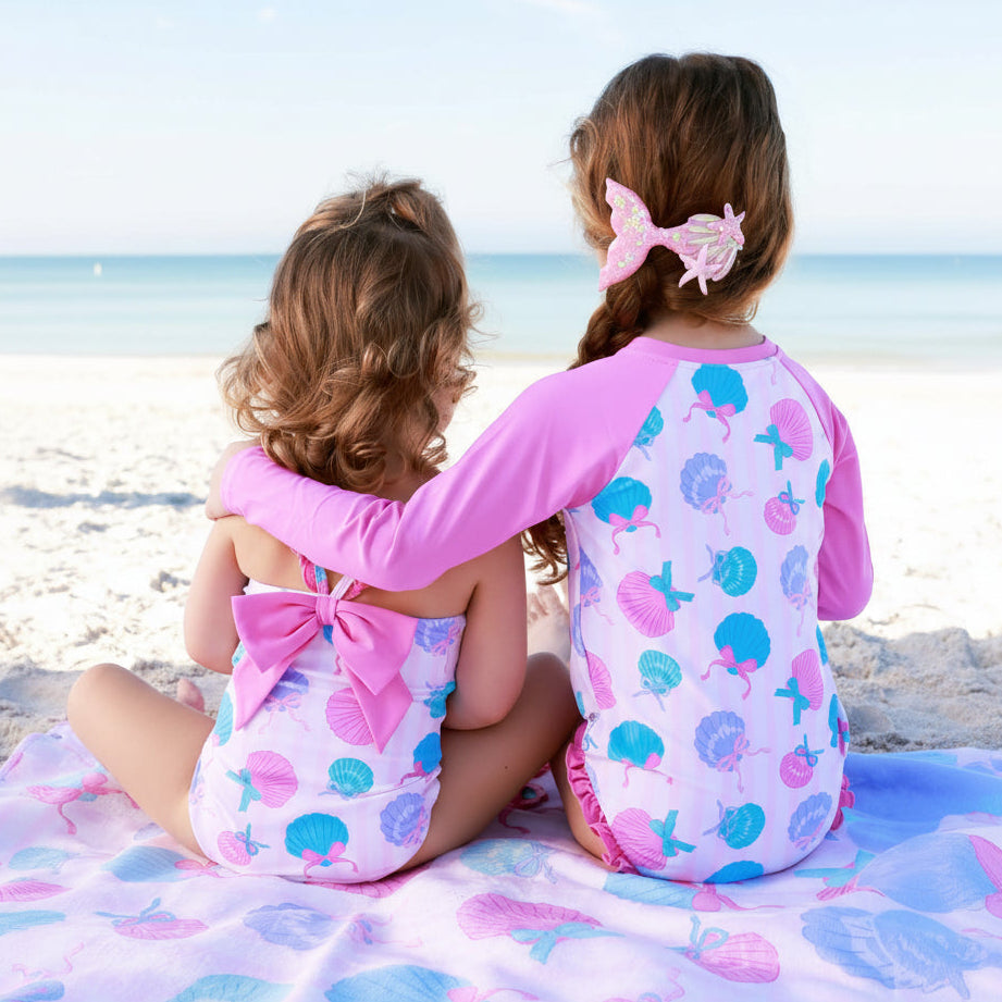 seaside sweetie sister matching swimsuits