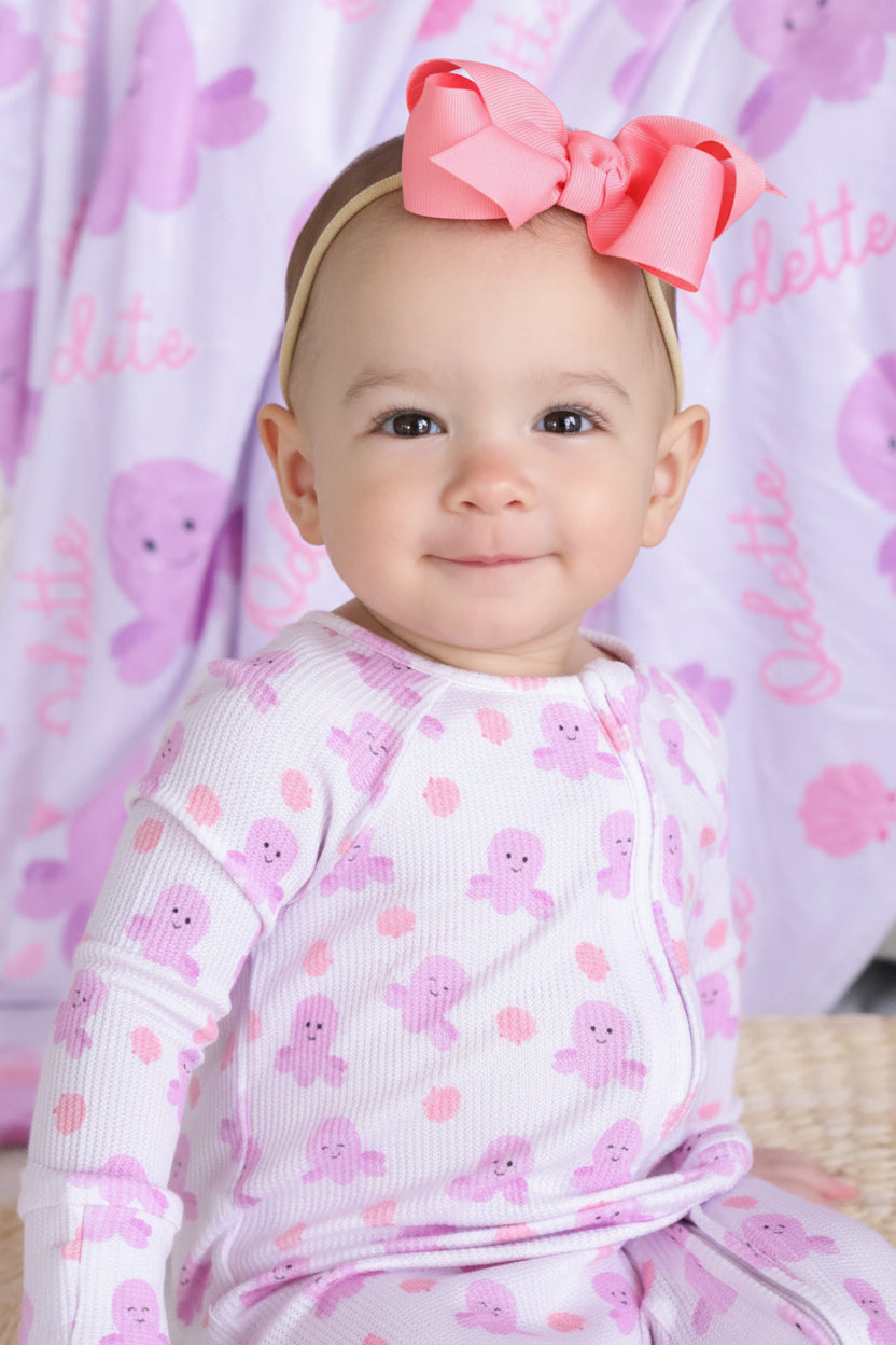 Bamboo Waffle Convertible Zip Romper | Sea Snuggles