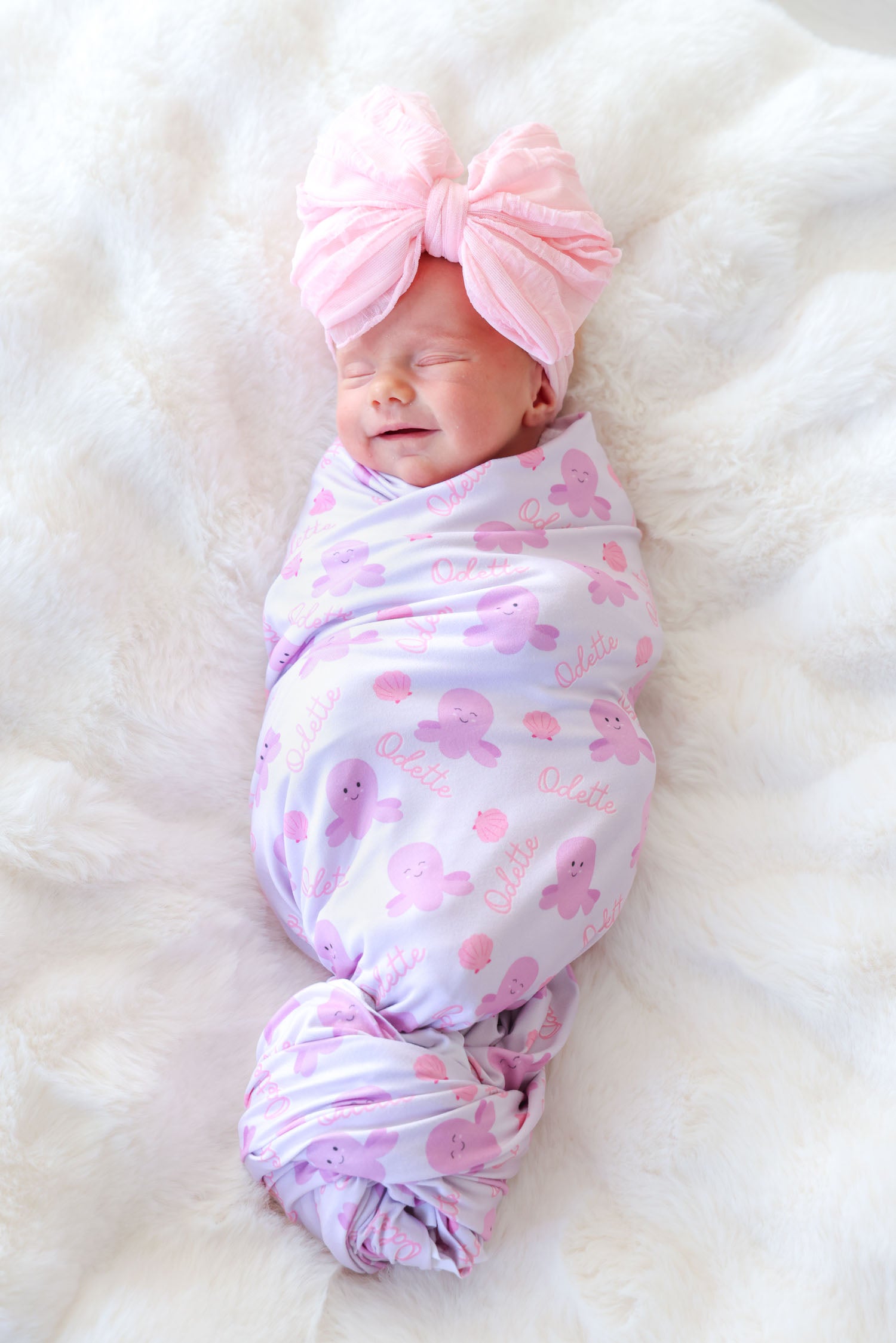 Personalized Swaddle Blanket | Sea Snuggles