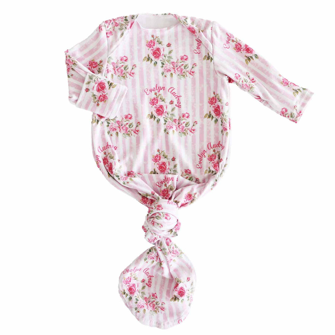 shabby chic knot gown only personalized knot gown 