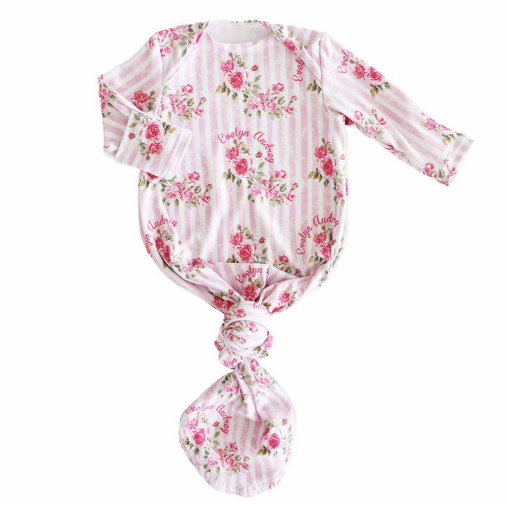 shabby chic knot gown only personalized knot gown 