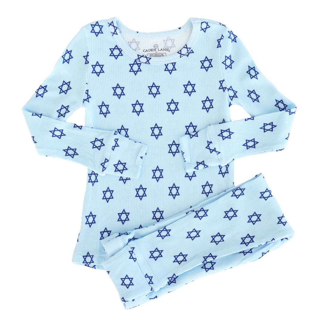 Shalom Snuggles Bamboo Waffle Two Piece Pajama Set