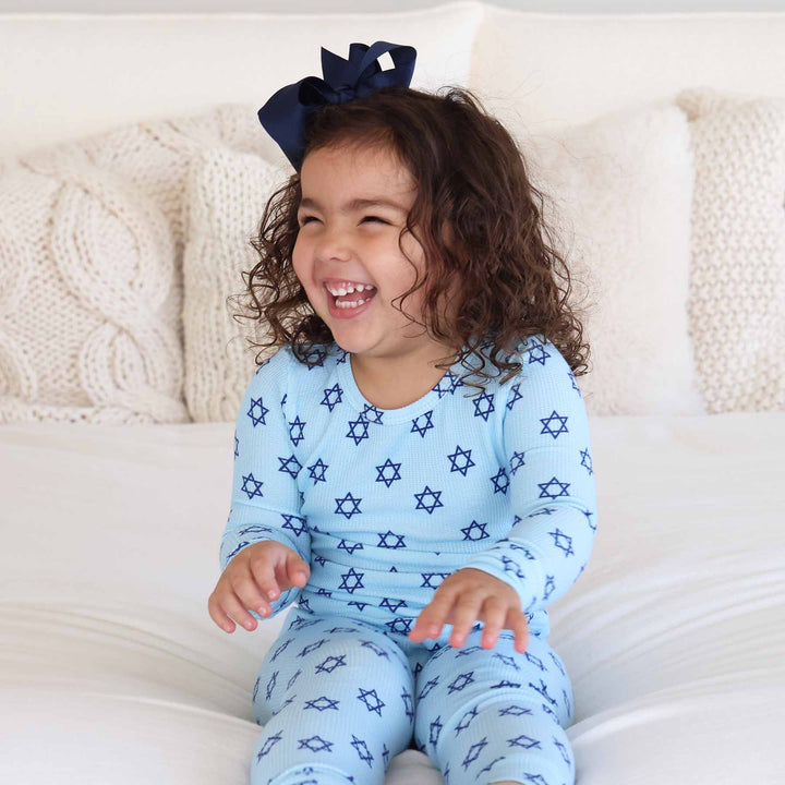 stars of david hanukkah pjs for kids 