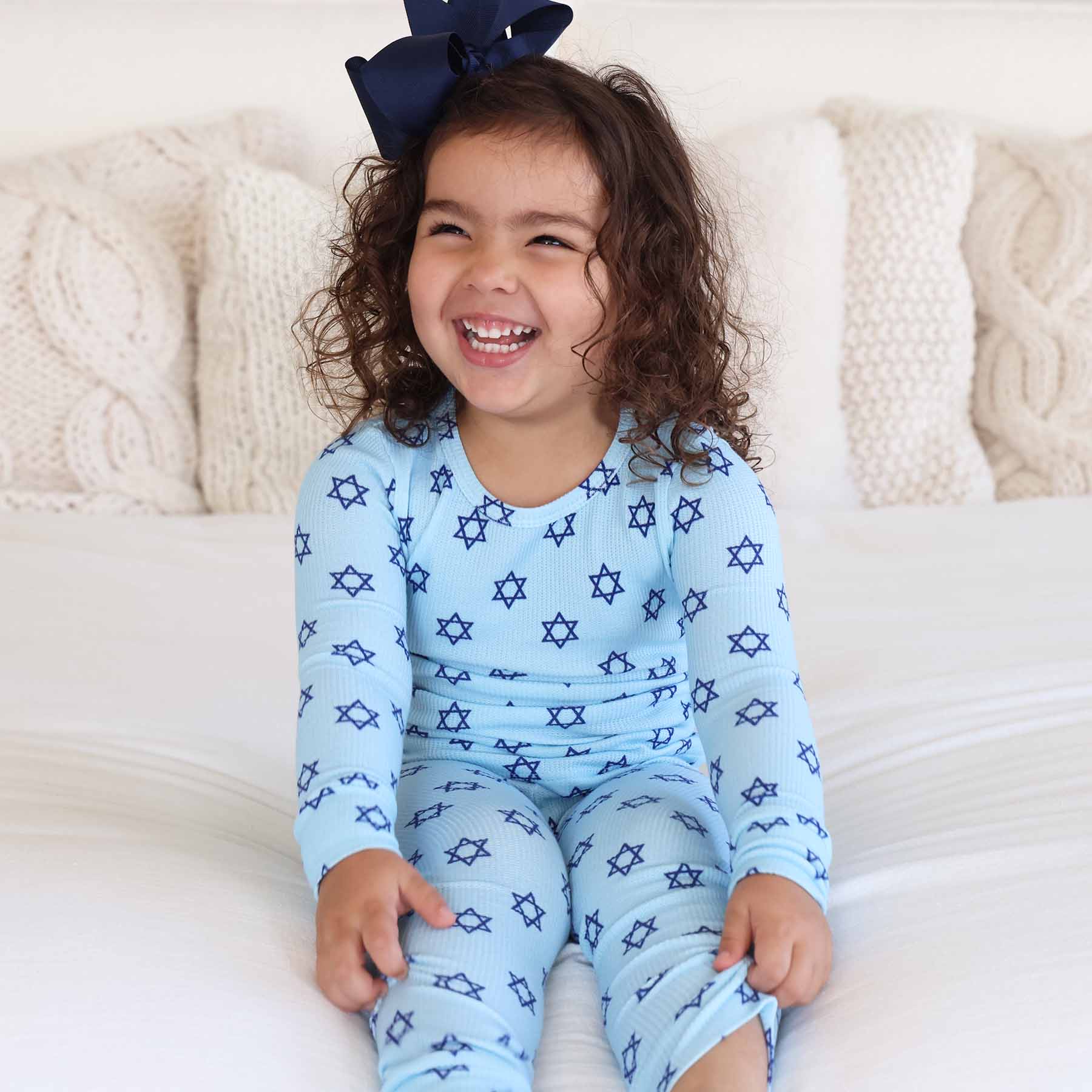 Shalom Snuggles Bamboo Waffle Two Piece Pajama Set