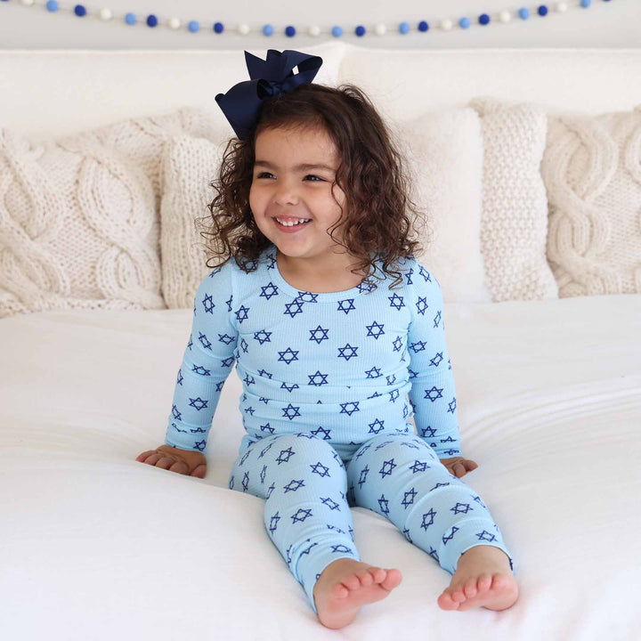 shalom snuggles caden lane two piece pajama set 