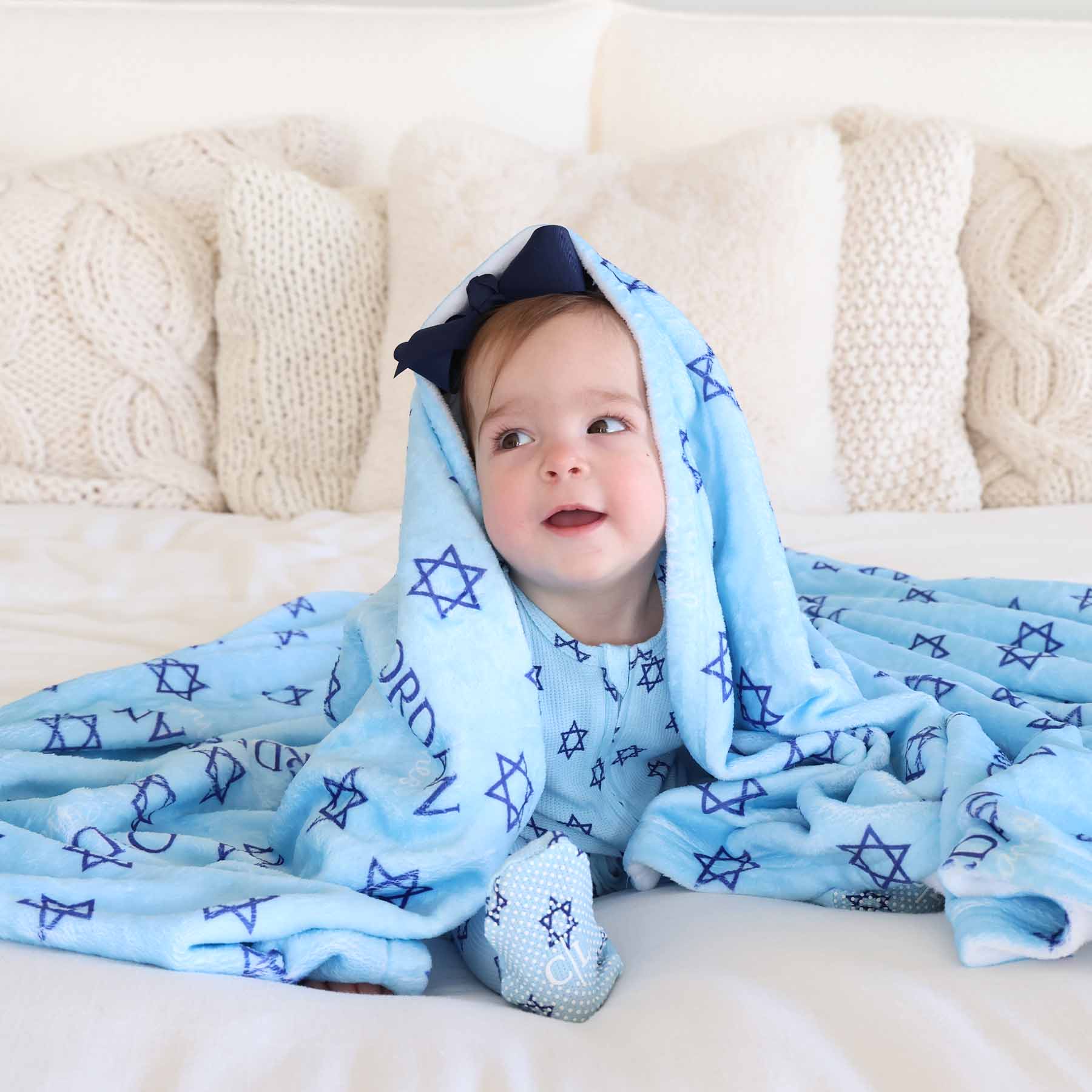 Shalom Snuggles Personalized Kids Blanket