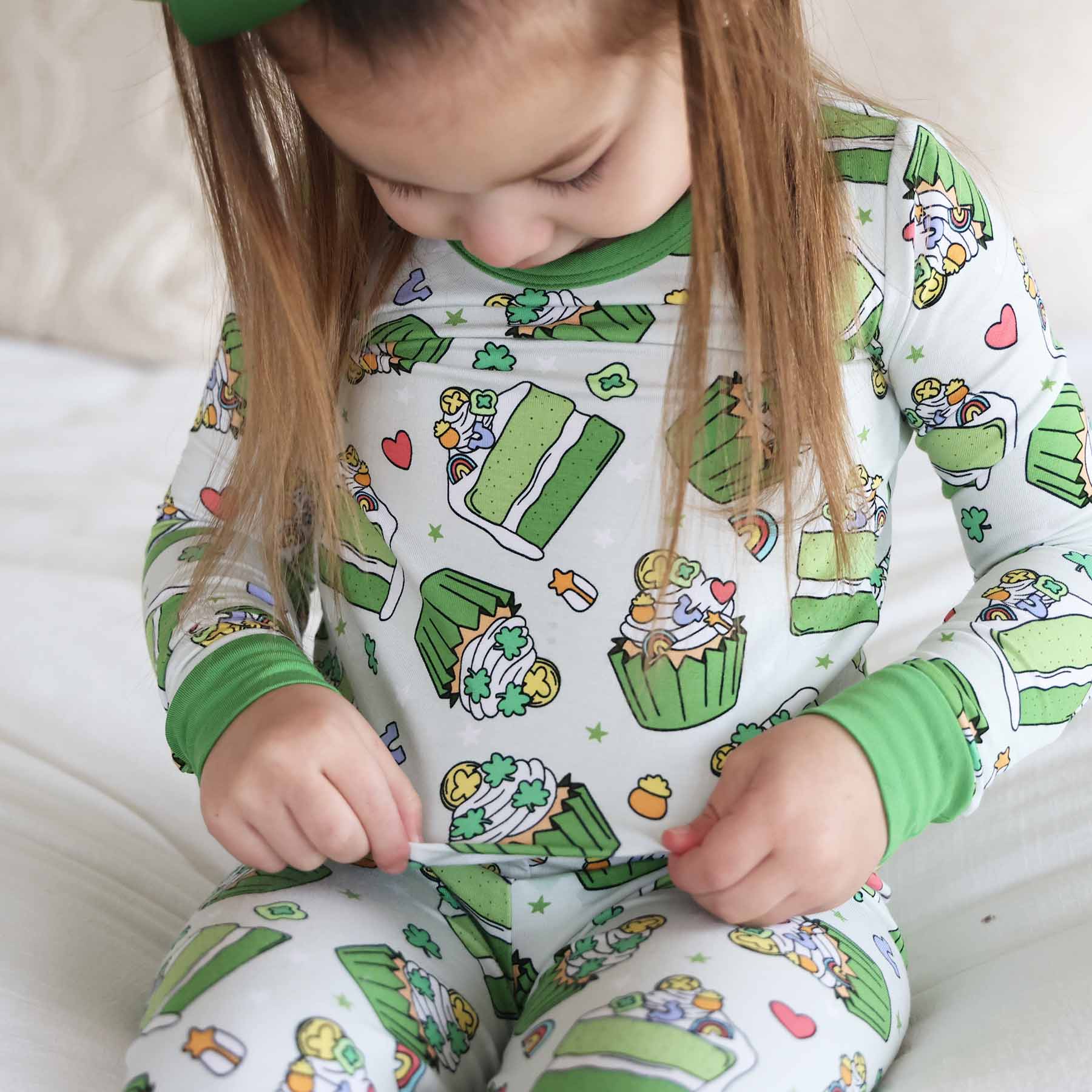Shamrock Sweets Two Piece Pajama Set