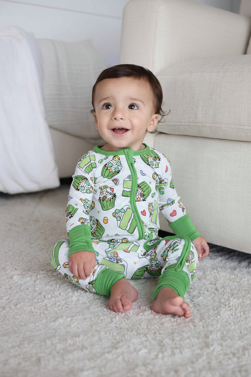 Shamrock Sweets Convertible Zip Romper | Caden Lane
