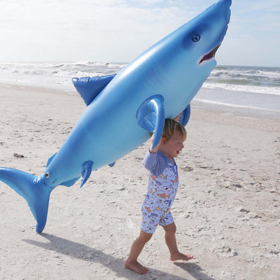 shark bait long sleeve rash guard swim roper shortie for toddlers 