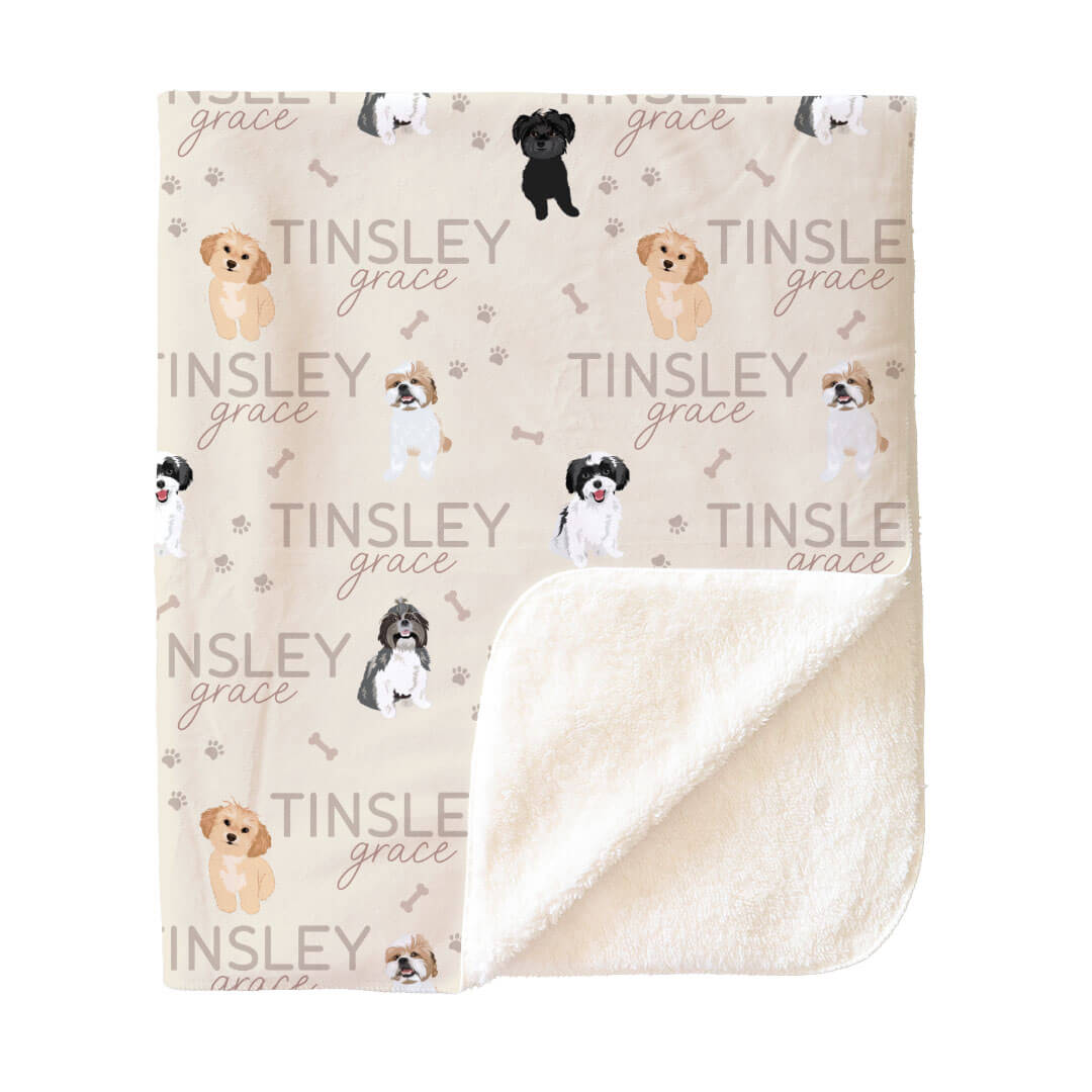 Personalized Kids Blankets | Dog Breeds