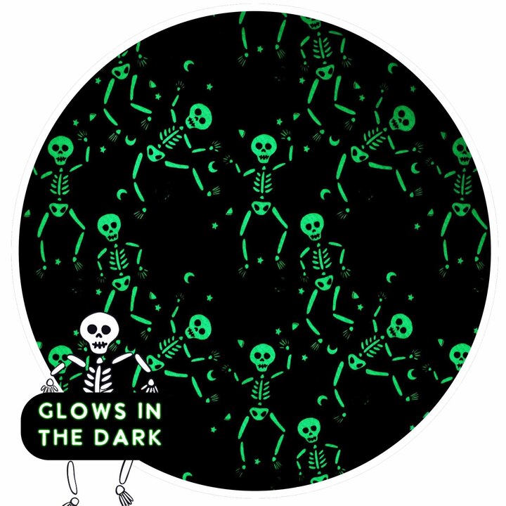 glow in the dark skeleton pajamas 