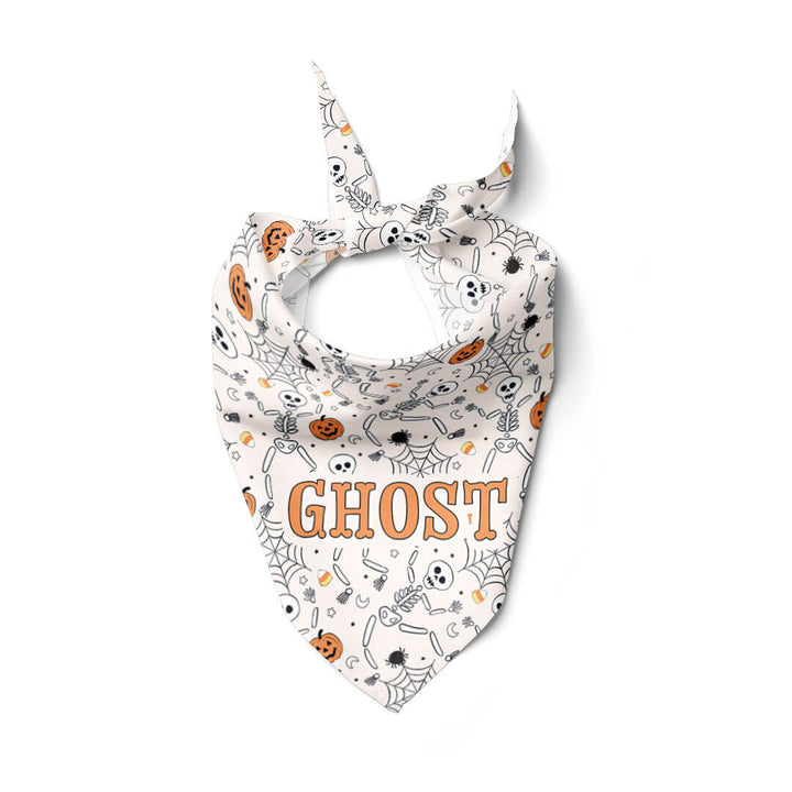 silly skellies personalized pet bandana 