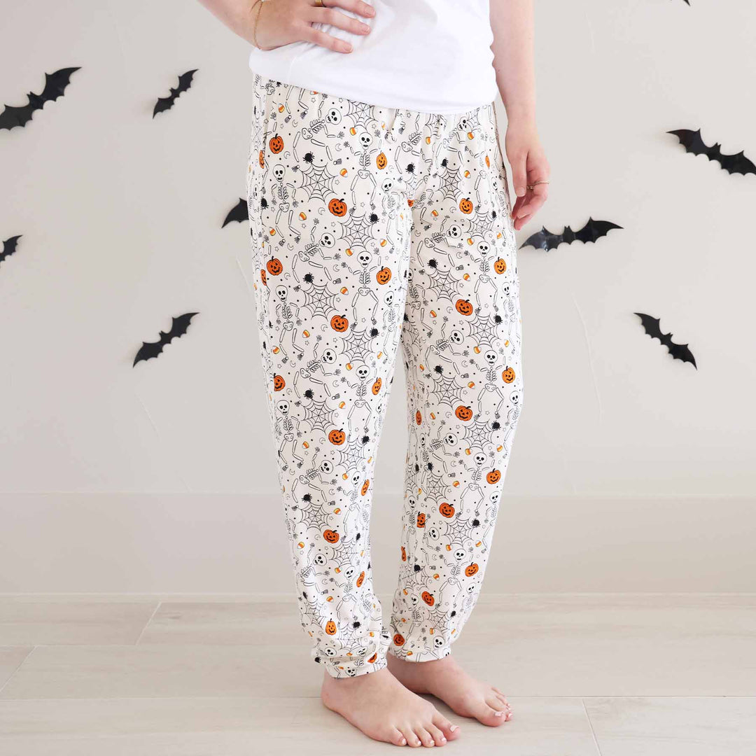skeleton jogger pajama pants for adults 