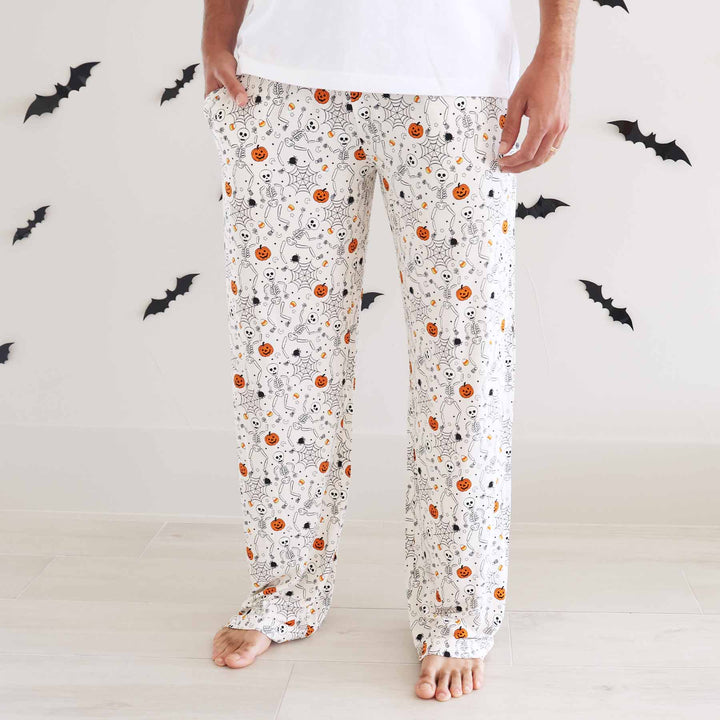 glow in the dark skeleton lounge pajama pants for adults 