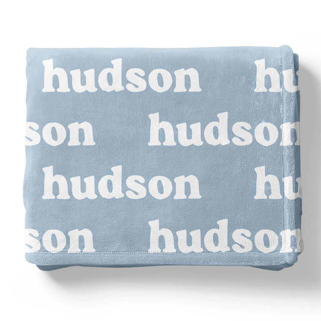 Baby Blues Personalized Color Blanket