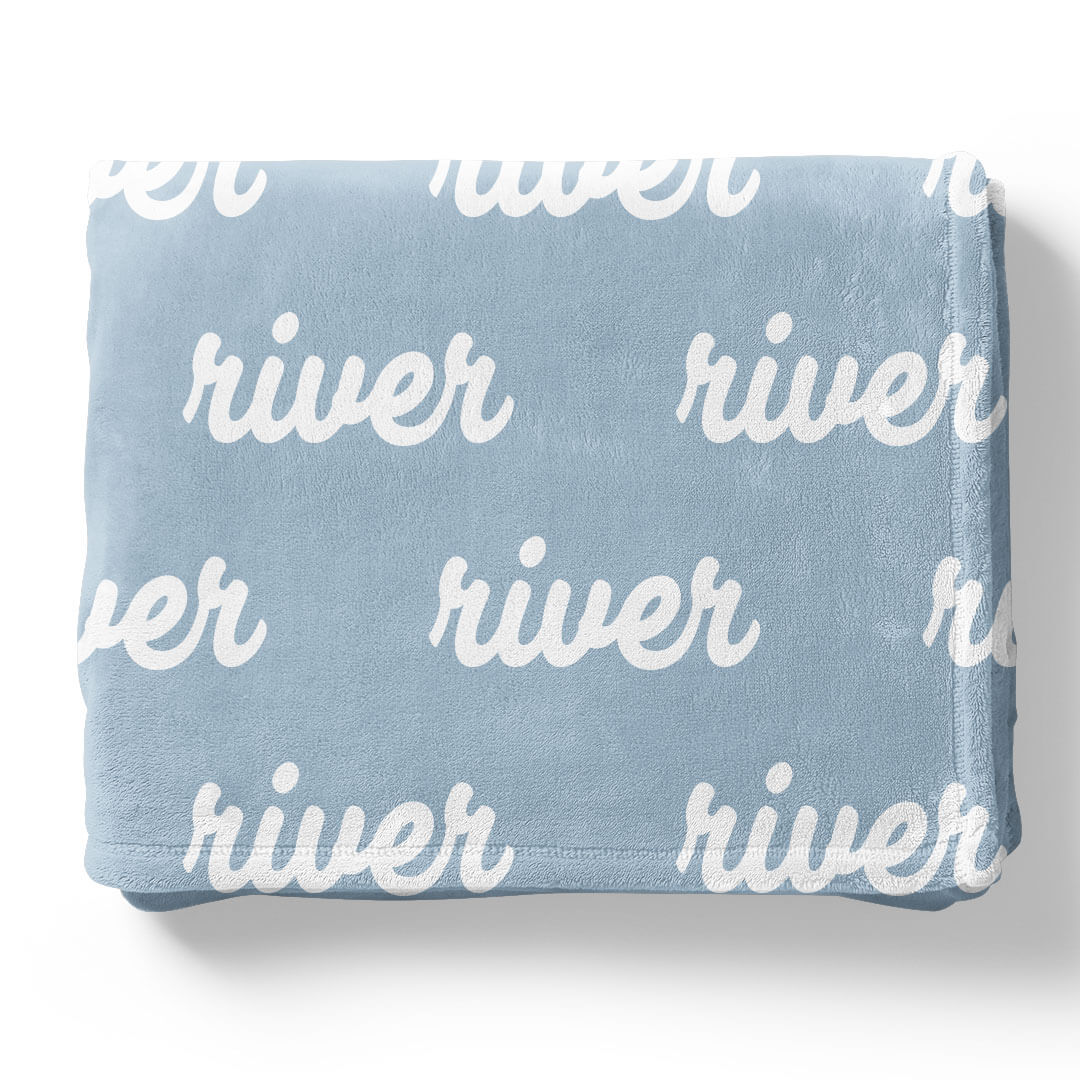 Baby Blues Personalized Color Blanket