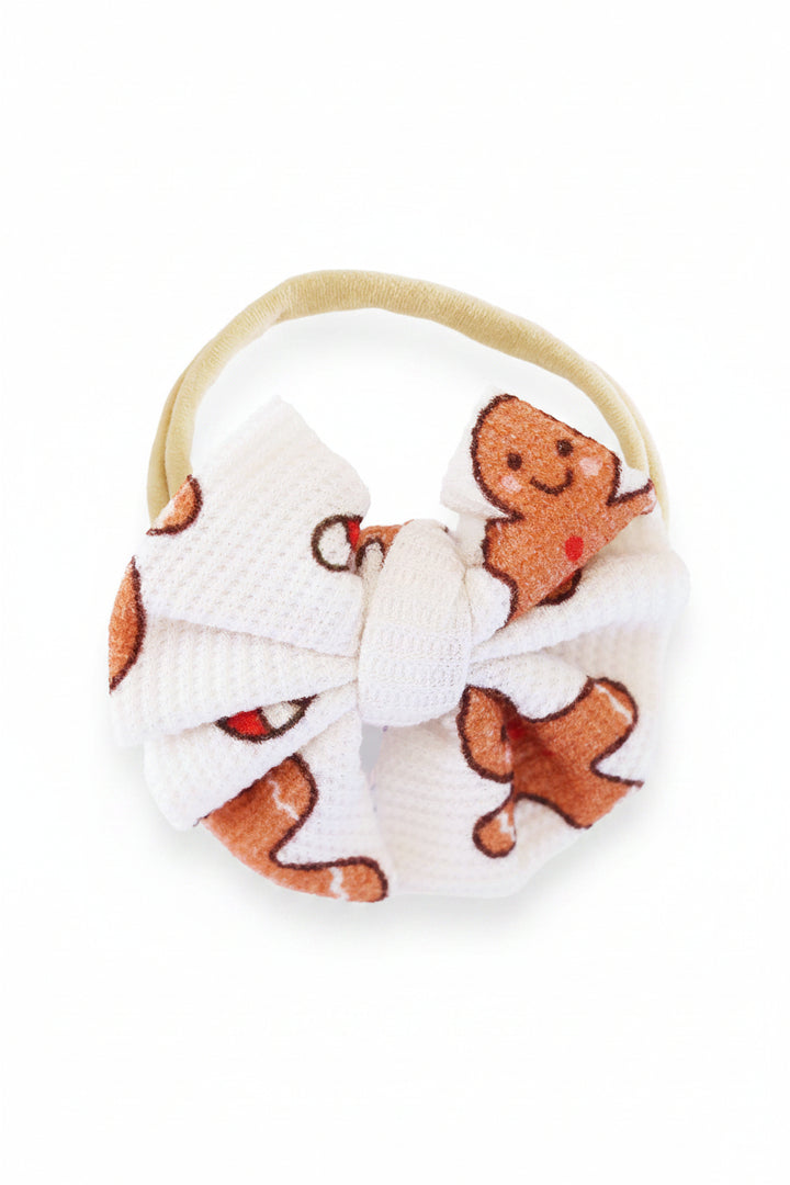 sleigh ride sweet knit bow headband 