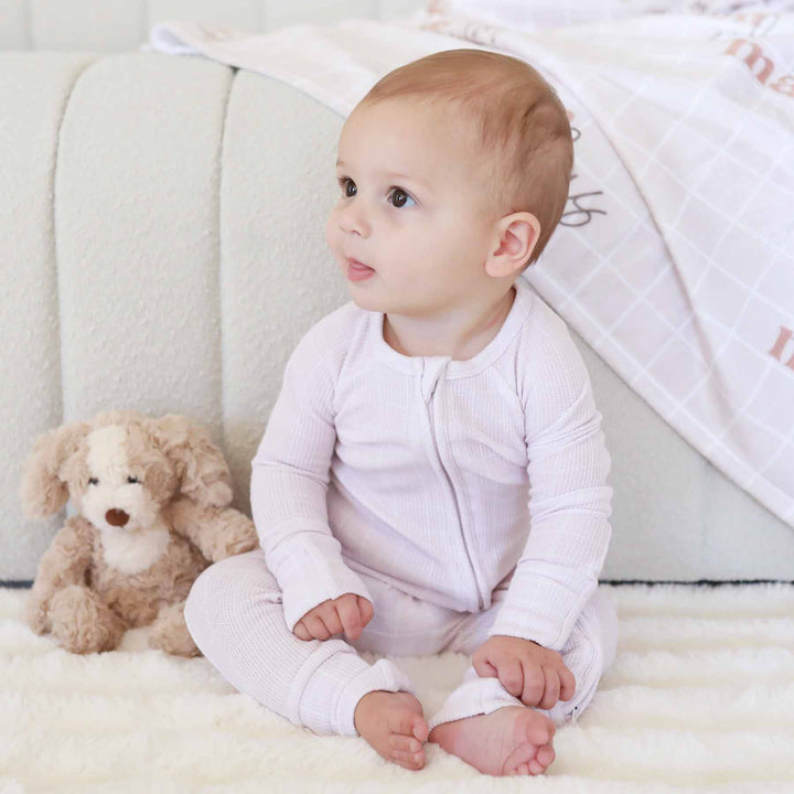 neutral square toddler convertible zip romper