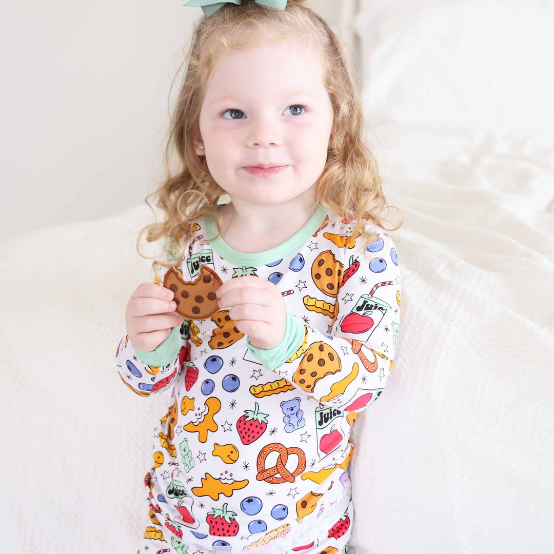 Snack Time Two Piece Pajama Set