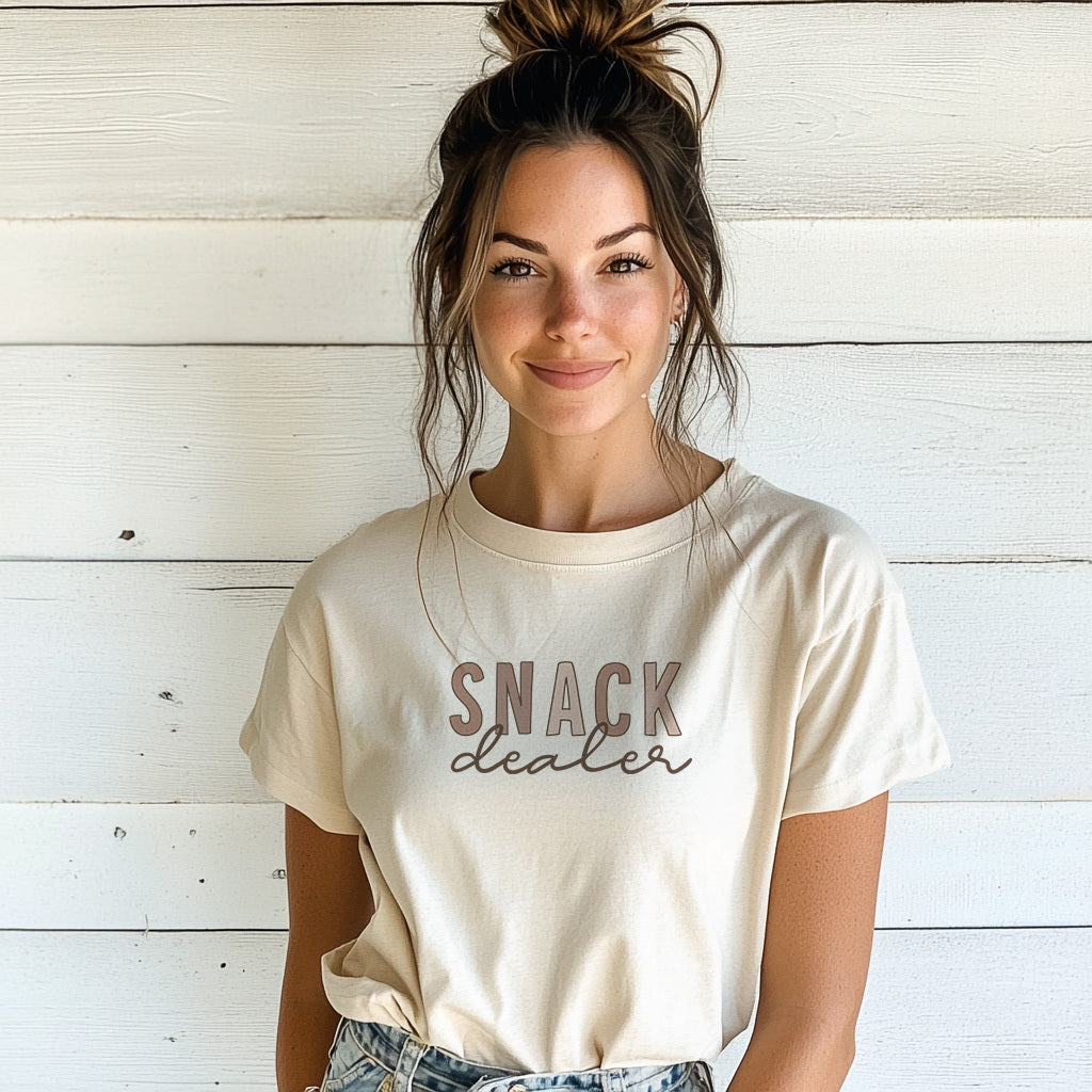 Snack Dealer Neutral Graphic Tee | Ivory