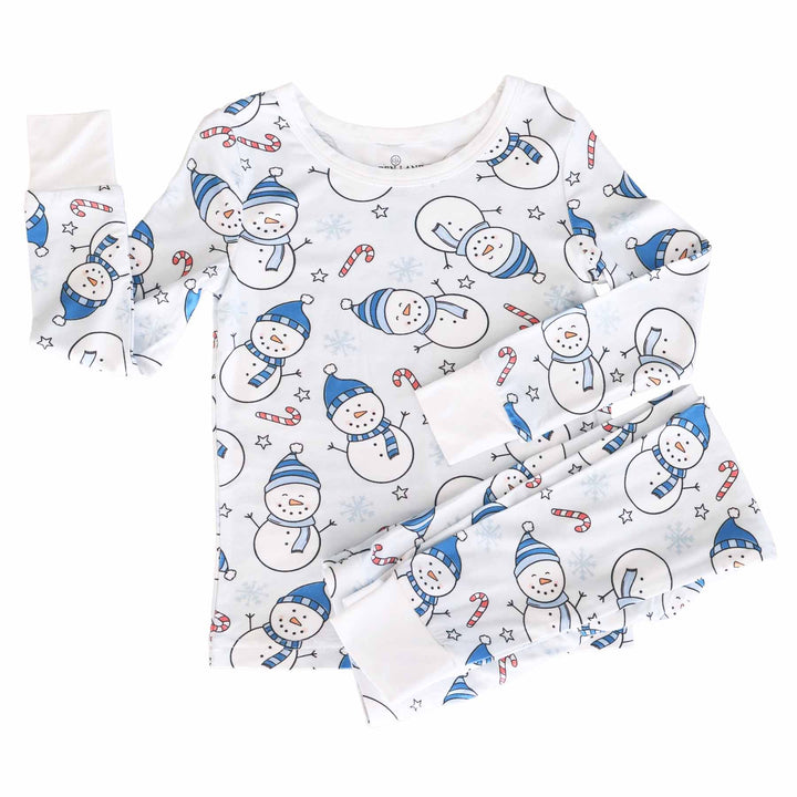 snowman snuggles christmas pajamas for boys