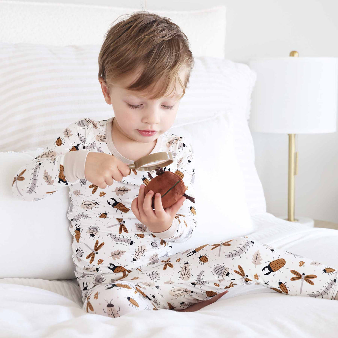 caden lane bamboo viscose bug pajama set 